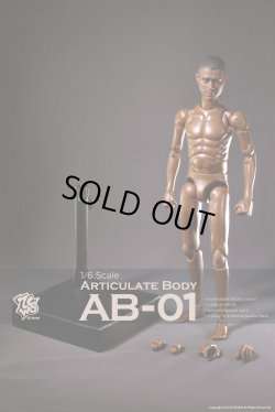 画像1: ZCWO　1/6 黒人男性素体 AB-01 Articulate Body 