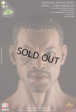 画像2: Kaustik Plastic  黒人男性素体（ヘッド付き） Athletik Muscle Body KP03C - Afro American Version 1/6  *お取り寄せ　