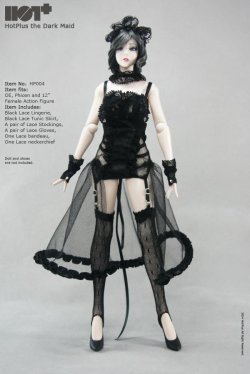 画像1: HotPlus 1/6 女性コスチューム ダーク メイド HP004 *お取り寄せ