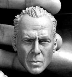 画像1: カスタム "Mcclane"- unpainted Head Sculpt  1/6  *お取り寄せ