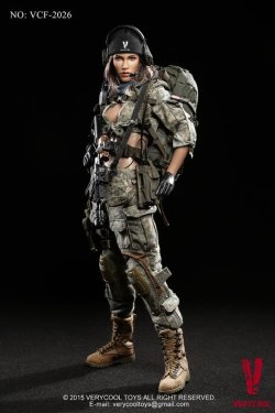 画像1: VERYCOOL  1/6　アメリカ陸軍　女性狙撃兵　ACU　迷彩服　フィギュア　*お取り寄せ