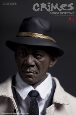 画像6: CRAFTONE　1/6　CRIMES - Senior Detective　セブン　モーガン・フリーマン似　フィギュア　CT009