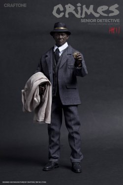 画像7: CRAFTONE　1/6　CRIMES - Senior Detective　セブン　モーガン・フリーマン似　フィギュア　CT009