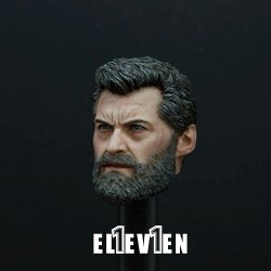 画像2: ELEVEN　1/6　X-Logan Hugh old-male ジャックマン ヘッド