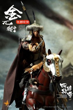 画像1: Toys Power  1/6  金兀術/ 完顔宗弼　Jinwuzhu Wanyanzongbi  フィギュア CT009(A/ B)＋戦馬＋戦旗 セット  *予約