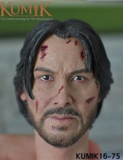 画像3: Kumik　1/6　メンズヘッド　#16-75/ 16-76/16-77/16-78　*お取り寄せ