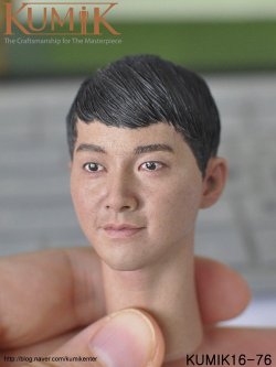画像6: Kumik　1/6　メンズヘッド　#16-75/ 16-76/16-77/16-78　*お取り寄せ