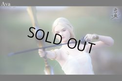 画像9: WONDERY 1/6 女性ヘッド "Ava" ブロンドストレート ペールスキン エルフ 妖精 耳付き EP1 *予約