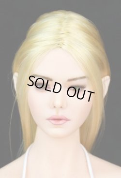 画像3: WONDERY 1/6 女性ヘッド "Ava" ブロンドストレート ペールスキン エルフ 妖精 耳付き EP1 *予約