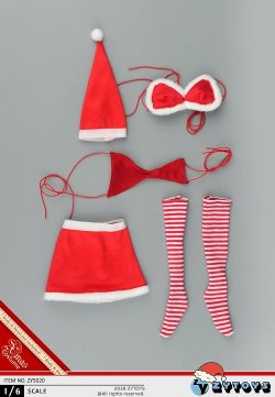 画像2: ZYTOYS 1/6 クリスマス ガール Christmas girl clothes set  ZY5020  *お取り寄せ