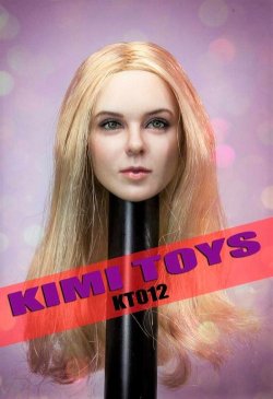 画像1: KIMITOYS 1/6 KT012 欧米女性ヘッド ブロンド *お取り寄せ