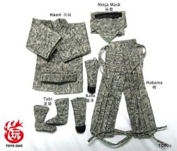 画像3: ToysDao　1/6　ニンジャ 衣 セット　TDA-01（３タイプ）* お取り寄せ　