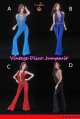 FeelToys 1/6 70年代 ディスコファッション パンタロン 女性 ジャンプスーツ セット 4種  FT010 *お取り寄せ