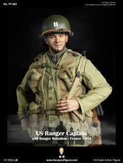 画像1: Facepoolfigure 1/6 US Ranger Captain France 1944 アクションフィギュア FP001 *お取り寄せ