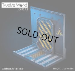 画像3: TWTOYS 1/12 キャビン 水密ドア 管理区域 警告表示 ゲート ジオラマ TW1906 *予約