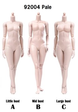 画像3: POPTOYS 1/6 スーパーフレキシブルボディ 女性素体 改良版 サンタン 92003/ ペール 92004 *お取り寄せ