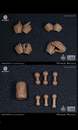 画像6: World Box 1/6 デュラブル男性素体 スリム ボディ ヘッドなし AT020 *お取り寄せ 