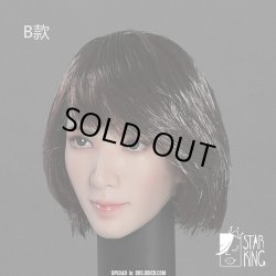 画像7: StarKingToys 1/6 SK001 アジア女性ヘッド 5種 * お取り寄せ