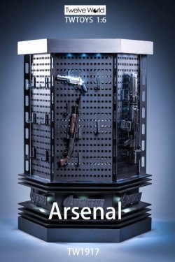 画像6: TWTOYS 1/6 1/12 武器庫 メタル アーセナル ライトアップ機能 Arsenal 2種 TW1917 TW1918 *お取り寄せ