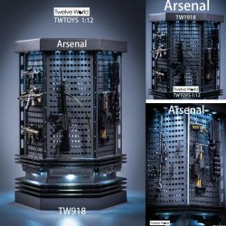 画像10: TWTOYS 1/6 1/12 武器庫 メタル アーセナル ライトアップ機能 Arsenal 2種 TW1917 TW1918 *お取り寄せ