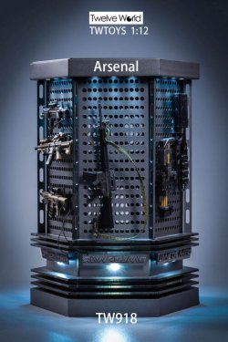 画像18: TWTOYS 1/6 1/12 武器庫 メタル アーセナル ライトアップ機能 Arsenal 2種 TW1917 TW1918 *お取り寄せ