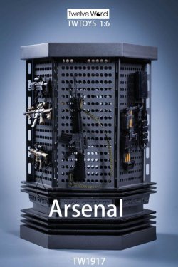 画像8: TWTOYS 1/6 1/12 武器庫 メタル アーセナル ライトアップ機能 Arsenal 2種 TW1917 TW1918 *お取り寄せ