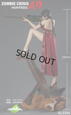 画像2: Green Leaf Studio 1/4 Resident Evil Zombie crisis - Huntress “AD” スタチュー GLS006 *予約