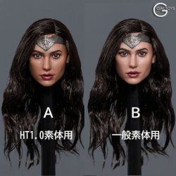 画像1: GACTOYS 1/6 GC037 女性ヘッド ワンダーウーマン 2種 *お取り寄せ