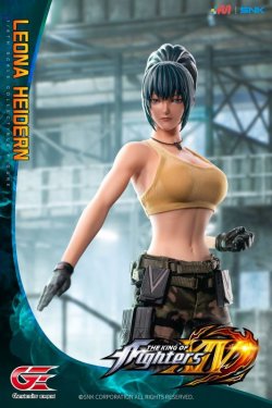 画像2: Genesis Group EMEN 1/6 KOF14 レオナ 拳皇 ザ・キング・オブ・ファイターズ Leona アクションフィギュア KOF-LO01 *お取り寄せ