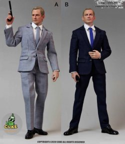 画像1: CUKE TOYS 1/6 MA-009 シークレットサービス メンズ スーツ ＆ コート セット 2種 *お取り寄せ