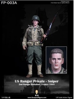 画像1: Facepoolfigure 1/6 FP003A WWII アメリカ陸軍第2レンジャー大隊 スナイパー 狙撃兵 France 1944 ≪スタンダード版≫ アクションフィギュア/ FP-D1001 Bell tower base ジオラマ *お取り寄せ