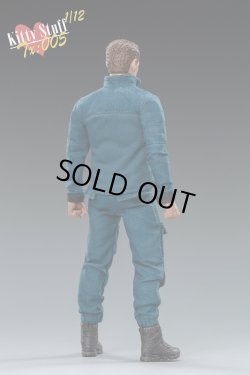 画像8: Kitty Stuff 1/12 トニー エンドゲーム ≪2012 タイムトラベル ブルー ワークウェア バージョン≫ アクションフィギュア TX005 *予約