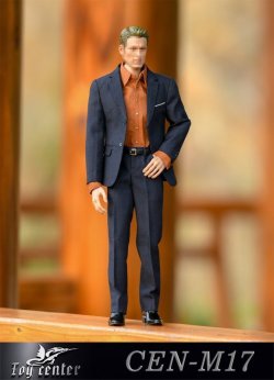 画像4: Toy Center 1/6 CEN-M17 メンズ スーツ セット ≪ナローショルダー 素体用≫ 4種 *お取り寄せ