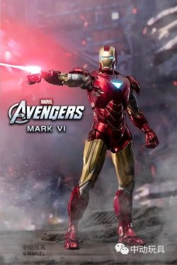 画像1: ZD toys 1/10 Marvel 『アイアンマン2』 マーク6 MK6 アクションフィギュア 