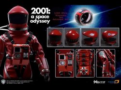 画像3: Executive Replicas 1/6 『2001年宇宙の旅』ディスカバリー アストロノーツ 宇宙服 ≪レッドカラー スーツ Ver.≫ ERWB2020-010 *お取り寄せ