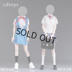画像1: CDToys 1/6 ハイスクール ガール ユニフォーム / 制服 福音書 ガール 衣装セット 2種 M016 *お取り寄せ