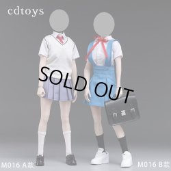 画像2: CDToys 1/6 ハイスクール ガール ユニフォーム / 制服 福音書 ガール 衣装セット 2種 M016 *お取り寄せ