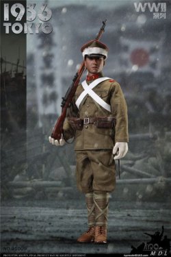画像1: IQO Model 1/6 二・二六事件 大日本帝国陸軍 青年将校 東京 1936 アクションフィギュア 91009 *お取り寄せ