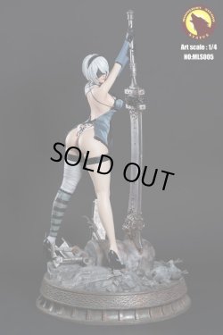 画像3: MOONLIGHT STUDIO 1/4 セクシー女性サイボーグ キャミソールスタイル スタチュー MLS005 *予約