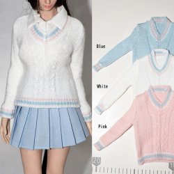 画像1: Custom 女性 スチューデント ユニフォーム セーター 3種  *予約