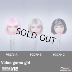 画像1: Fire Girl Toys 1/12 FG079 ビデオ ゲーム ガール ヘッド 3種 *お取り寄せ