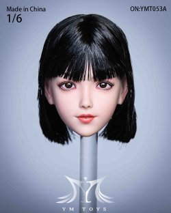 画像1: YMTOYS 1/6 女性ヘッド 4種 YMT053 *お取り寄せ