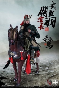 画像2: 303TOYS 1/6  三国志 関羽 赤兎馬 スタチュー MP010 *予約