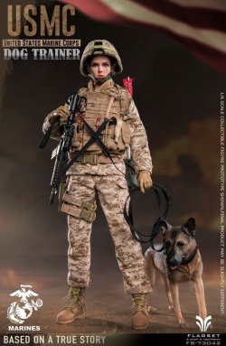 画像1: FLAGSET 1/6 FS73042 USMC Dog Trainer 女性 ドッグ トレーナー アクションフィギュア *お取り寄せ