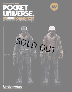 画像1: Underverse UV 1/18 ポケット ユニバース シリーズ WWR2 ワールドウォー ロボット2 "NOM" アクションフィギュア 2種 *予約