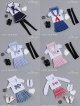 CDToys 1/6 CD031-S 女学生 スクールユニフォーム ショート / Sailor Short Skirt Suit Set フィギュア用 6種  *予約 