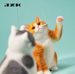 画像1: JxK Studio 1/6 ブリティッシュ ショートヘア 2.0 猫じゃらし付き 5種 JXK127 *お取り寄せ