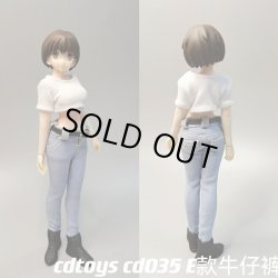 画像1: CDToys 1/12 デニムパンツ シャツ セット 女性フィギュア用 TBLeague CD035 10種 *予約 