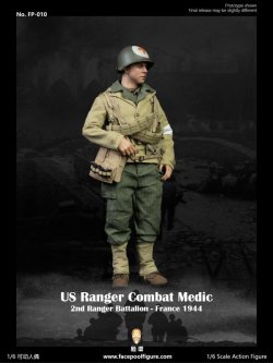 画像11: 【再販】Facepoolfigure 1/6 WWII アメリカ陸軍第2レンジャー大隊 衛生兵 France 1944 アクションフィギュア FP010 *予約