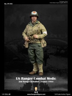 画像1: 【再販】Facepoolfigure 1/6 WWII アメリカ陸軍第2レンジャー大隊 衛生兵 France 1944 アクションフィギュア FP010 *予約